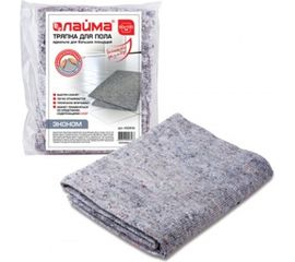 Тряпка для мытья пола ЛАЙМА 80х100 см, плотность 180 г/м2, ХПП, 80% хлопок, 20% полиэфир 600836 