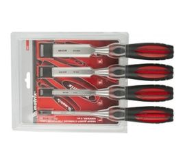 Набор плоских долот-стамесок "Тигровый глаз", 4шт, 6-12-18-24мм MATRIX 24432 