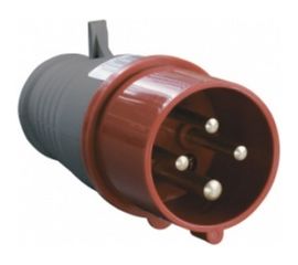 Электрическая кабельная вилка IEK 16А 3P+E 380В IP44 014 ИЭК PSR02-016-4 