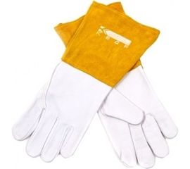 Сварочные краги КЕДР КС-17 ПРОФИ TIG бело-бежевые, р-р M 8007531 