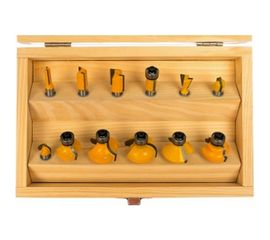 Набор фрез 12 шт. для декоративного применения Энкор 10621 