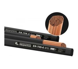 Прутки сварочные омедненные (3.0 мм; 1000 мм; туба 5 кг; СВ-08ГС) ER-70S-6 БАРС 