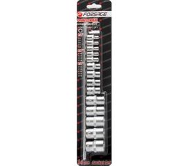 Набор головок Е-профиль на планке 15 предметов Forsage F-4158 