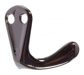 Мебельный двухрожковый крючок Jet 553 черный никель CQ553Z.002NP99 