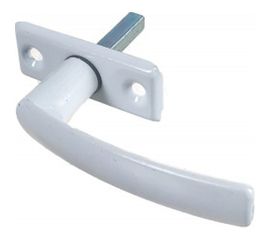 Оконная поворотная ручка Россия "РО1" покрытие полимерное цвет белый 37720 