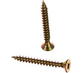 Шуруп крепежная техника жёлтый цинк 300 шт 431386 БК 