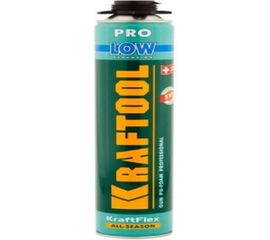 Монтажная пена полиуретановая профессиональная KRAFTFLEX PREMIUM PRO LOW (800 мл; SVS) KRAFTOOL 41181_z01 