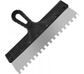 Фасадный зубчатый шпатель (нержавеющая сталь, 350мм, зуб.10x10мм) Remocolor Мастер 12-9-350 