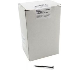 Саморез крепежная техника черный 3,5х51к 1 кг 530214 ВЕС 