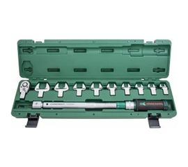 Динамометрический ключ 1/2 дюйма DR (со сменными рожковыми насадками 13-30 мм и приводом) 40-200 Нм Jonnesway T30200NS 49853 