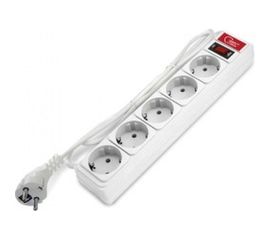 Сетевой фильтр СОЮЗ ПВС 3*0,75, белый, 1,5м 1324 