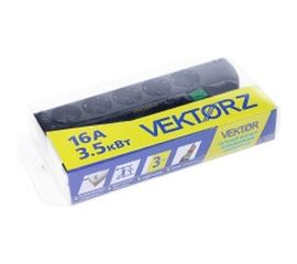 Сетевой фильтр Vektor Z NEW 3.5 кВт черный 3м 16526 