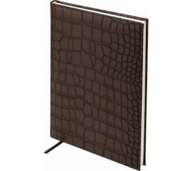 Недатированный ежедневник BRAUBERG БОЛЬШОЙ ФОРМАТ 175x247 мм А4"Alligator", под матовую крокодиловую кожу 124969 