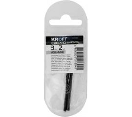 Сверло по металлу 3 мм, 2 шт. Kroft 202330 