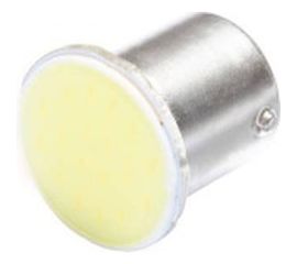 Автолампа диод S25 P21W 1 COB диод BA15s 1-контурная белая SKYWAY S08201038 