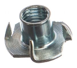 Мебельная забивная гайка Tech-Krep оцинкованная М10 4 шт - пакет 108941 