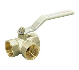 Шаровой кран для воды СТМ СТАНДАРТ 3/4", трехходовой, тип T, рычаг CW3FT034 