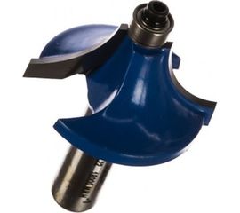 Фреза кромочная калевочная №1 ПРОФЕССИОНАЛ (44.5х21.5х65.7 мм; R15.9 мм; хвостовик 12 мм; ВК6) Зубр 28700-44.5 