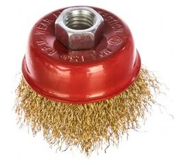 Корщетка-чашка (65 мм; М14; латунированная проволока) FIT IT 39265 