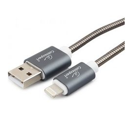 Кабель Cablexpert, для Apple, AM/Lightning, длина 0.5 м, титан, CC-G-APUSB02Gy-0.5M 