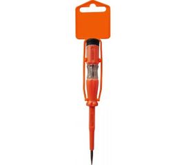 Отвертка тестер напряжения пробник HARDEN 110-250В, 190 мм., шлицевая, CRV 660002 