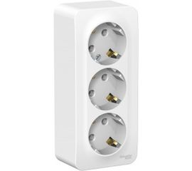 Розетка Schneider Electric 3-м ОП BLANCA 16А 250В SchE BLNRA010311 1210469 