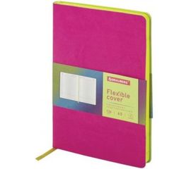 Недатированный ежедневник BRAUBERG А5 Flex 138x213 мм, кожзам, 136 л, розовый 111683 