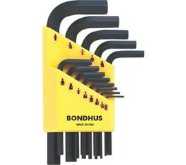 Набор из 13 дюймовых черных ключей BONDHUS S .050-3/8" 12237 