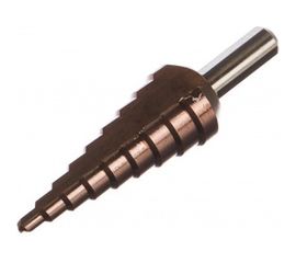 Сверло ступенчатое по стали и цветным металлам КОБАЛЬТ (4-20 мм; 9 ступеней; Р6М5) ЗУБР 29672-4-20-9_z01 