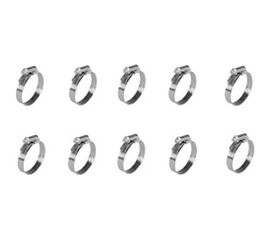 Обжимной хомут для шланга MasterProf оцинкованный, 3/4", 10 шт. ДС.030036 