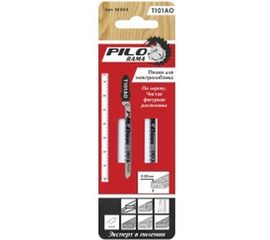 Пилки Т101АО (2 шт; 20 TPI; 75x50 мм; h=2-20 мм) по дереву и ламинату Pilorama 551014 
