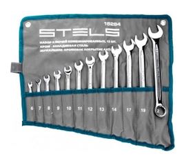 Набор ключей комбинированных 12 шт 44713 мм&nbsp; антислип STELS 15284 