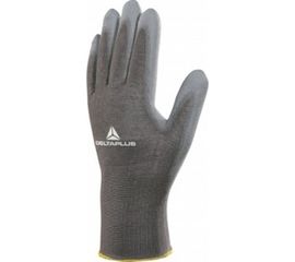 Полиэстеровые перчатки с полиуретановым покрытием Delta Plus VE702PG, размер 7, VE702PG07 