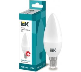 Светодиодная лампа IEK ECO C35 свеча 7Вт 230В 4000К E14 LLE-C35-7-230-40-E14 