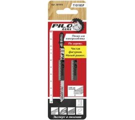 Пилки T101BSP (2 шт; пер.10/ зад.21 TPI; 100x75 мм; h=4-60 мм) по дереву и пластику Pilorama 551015 