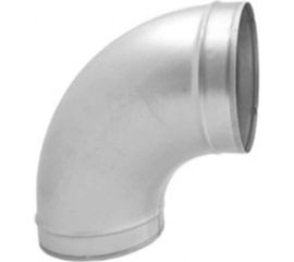 Отвод круглый штампованный (100 мм; 90 градусов) Галвент 191102 