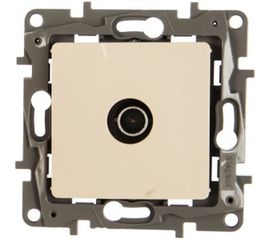 Механизм TV-розетки Legrand СП Etika 2дБ с топологией "звезда", слоновая кость Leg 672351 1066933 