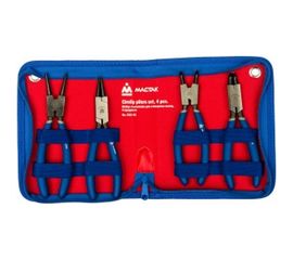 Набор съемников для стопорных колец (4 предмета в футляре на молнии) МАСТАК 033-4Z 