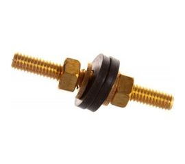 Крепеж для бачка Tech-Krep шпилька латунная с гайками для унитаза М6- пакет 137001 