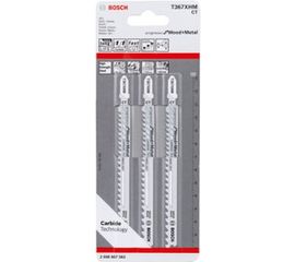 Пилка для лобзика T367XHM (132 мм; 3 шт.) Bosch 2608667562 