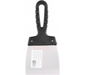 Шпательная лопатка из нержавеющей стали Россия 100 мм пластмассовая ручка 85135 