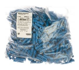 Распорный дюбель Чапай 6х30 шипы+усы, синие 1000шт - пакет Tech-Krep 111142 