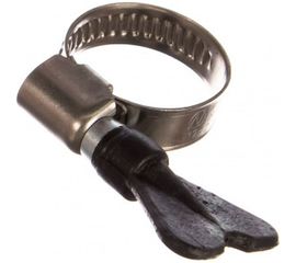 Обжимной хомут из нержавеющей стали Tech-Krep 12х22 с бабочкой 1шт - ярлык 112844 