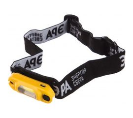 Налобный фонарь ЭРА Практик GA-801, 3Вт, COB, Li аккумулятор, microUSB, шарнир, клипса, блистер Б0030186 