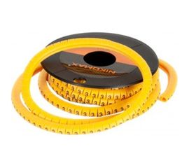 Кабельный маркер NIKOMAX, цифра 1, желтый, 500шт. NMC-CMR-1-YL-500 