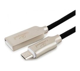 Кабель Cablexpert USB 2.0 AM/microB, длина 0.5м, черный CC-P-mUSB02Bk-0.5M 
