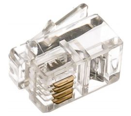 Телефонная вилка Cablexpert контакты 3m RJ-9 MP-4p4c 