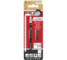 Пилки (2 шт; 8 TPI; 100x75 мм; h=5-60 мм) для лобзика T111C Pilorama 551111 