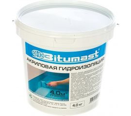 Акриловая гидроизоляция 4 кг Bitumast 4607952900400 