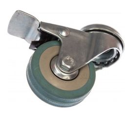 Колесо аппаратное поворотное под болт с тормозом Longway SChgb 25 